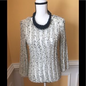 *SALE* Chico’s Threaded Knit Sweater